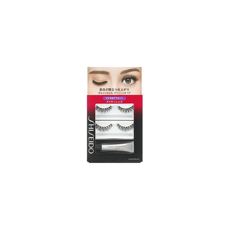 Shiseido Eyelashes, V3 Eyelashes, Set of 2, Adhesive, 0.1 oz (3.3 g)