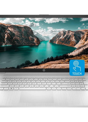 HP 17 Laptop, 17.3"" HD+ Touchscreen Display, 12th Gen Intel Core i7-1255U, 64GB RAM, 2TB SSD, Webcam, HDMI, SuperSpeed USB Ports, Wi-Fi 6, Windows 11 Home, Silver, TPN-I139_4V788AV