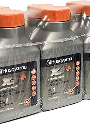 Husqvarna XP+ 2 Stroke Oil 2.6 oz. Bottle 6-Pack