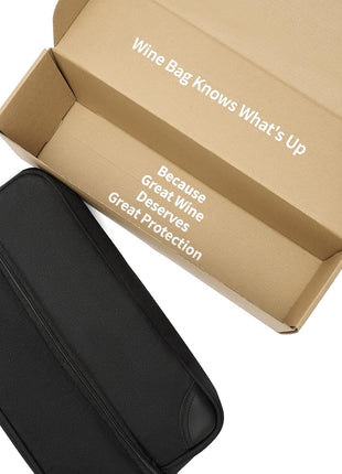 ALLCAMP Wine Bag   Insulated Cooler Bag with Wine Glasses, Bottle Opener & Wine Accessories for Wine Lovers   Portable Wine Gift Bag for Travel, Picnics, and Gift Ideas(Black)