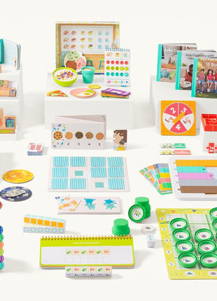 LOVEVERY, The Math Skill Set, Part 1 Hands-On Math, 9 Games and 3 Books, Pre-K to Kindergarten