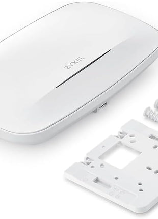 Zyxel WiFi 7 Wireless Access Point BE11000 | PoE + or USB C (not included) | 2x 2.5Gb Ethernet Ports | Triple Radio | Nebula Flex Cloud or Standalone | RADIUS Authentication | TAA Compliant | NWA130BE