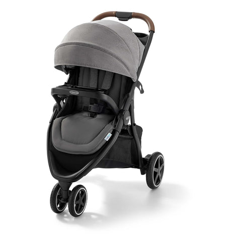 Graco Outpace LX All-Terrain 3-Wheel Baby Stroller, Cohen €" Compatible for Travel System, Easy One-Hand Fold, in-Seat Suspension for Comfortable Ride, Never-Flat Rubber Tires