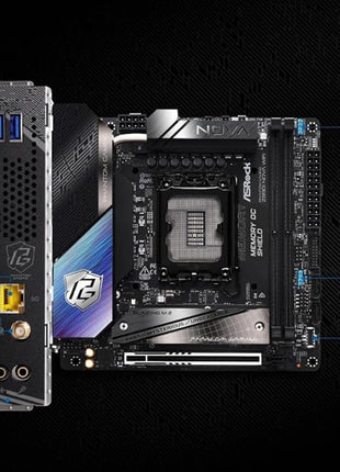 ASRock Intel Core Ultra Z890 LGA1851 RL-ILM Mini ITX Motherboard Phantom Gaming Z890i Nova WiFi 7 DDR5 9466 MHz 128 GB