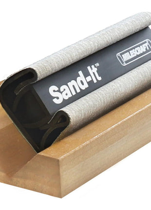Milescraft 1622 Sand-It Multi-Surface Sanding Block. Sand Flat, Concave, Convex & Round Surfaces or Fit into Tight Spaces. Accepts any 1⁄4 Sheet of Sand Paper. 150 Grit Sand Paper Included