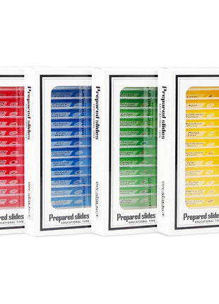 48 Prepared Microscope Slides Set of Animals Insects Plants Flowers, Biological Learning Resource Specimens for Kids Beginner Classroom Basic Science Education