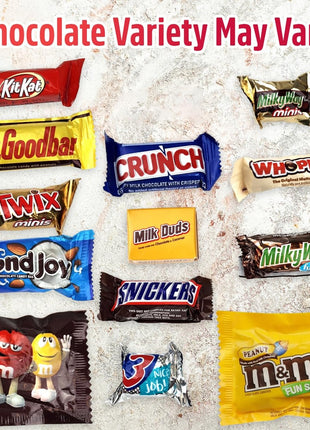 Chocolate Candy variety pack - Bulk 5 pound, Assorted Bulk Chocolate Mix, Office Candy Assortment for Birthday Party, Holiday, Easter, Kids, College Students & Adults.