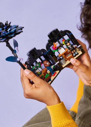 LEGO Wednesday Black Dahlia Flower Building Toy - Pretend Play Set for Girls & Boys, Ages 9+ - with Wednesday Addams & Professor Minidolls - Building Blocks for Kids - Gift Idea for Birthdays - 76784