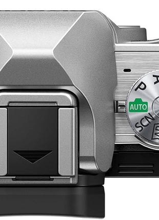OM SYSTEM Olympus E-M10 Mark IV Silver Micro Four Thirds System Camera 20MP Sensor 5-Axis Image Stabilization 4K Video Wi-Fi | 20MP Sensor 5-Axis Image Stabilization 4K Video Wi-Fi