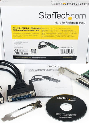 ADD Two RS232, and Two RS422/485 Serial Ports to Your PC Through A PCI-Express E