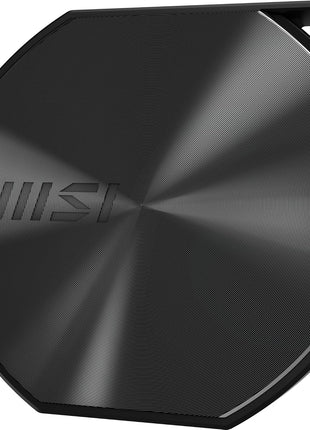 MSI DATAMAG 20Gbps 2TB Portable SSD, 2TB External Solid State Drive, Speeds Up to 1600MB/s, USB-C, Reliable Storage for Gaming, Students, Professionals, Black