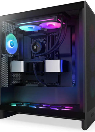 NZXT Kraken Plus 240 RGB – AIO CPU Liquid Cooler – 240mm Radiator – F240 RGB Core Single Frame Fan – Customizable 1.54 inch Square LCD – AMD® AM5, AM4 – Intel® LGA 1851/1700, 1200/115X – Black