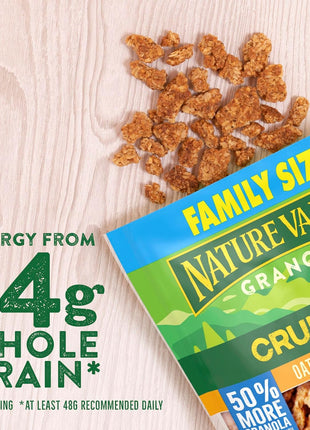 Nature Valley Crunchy Granola, Oats and Honey, Resealable Snack Pouch, Family Size, 24 oz