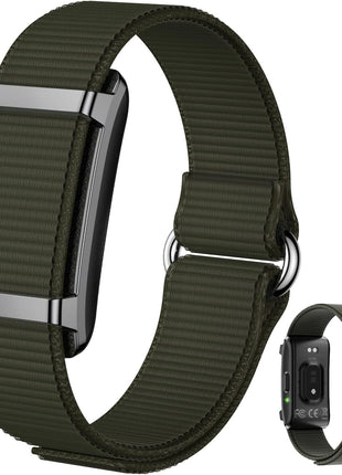Smart Bracelet Fitness Trackers for Men Women, Smart Watch 24/7 Heart Rate Sleep Stress HRV Monitor, 170+ Sports Modes, 2 Bands, Free APP 01 (Dark Color)