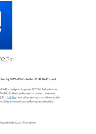 Ubiquiti U-POE+ Adapter