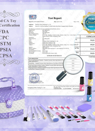 56 Pcs Kids Makeup Set for Girls, Washable Real Cosmetic Toddler Makeup Kit | 2026 New CPF Sustainable Materials, Safety & Non-Toxic, Frozen Toy Birthday Gift for 3 4 5 6 7 8 9 10 11 12 Year Old (Purple)
