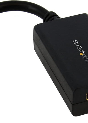 StarTech.com Mini DisplayPort To HDMI Adapter - 1080p - Mini DP To HDMI Monitor/Display/TV - Passive mDP 1.2 to HDMI Adapter Dongle Video Converter - Upgraded Version Is MDP2HDEC (MDP2HDMI),Black