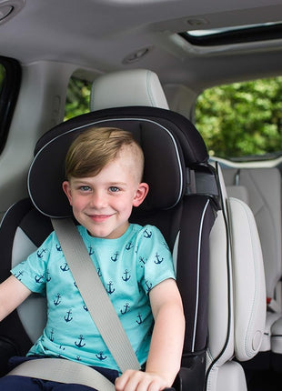Safety 1st Grand 2-in-1 Booster Car Seat, Converts from High Back to Belt-Positioning Booster, High Back Seat for Kids 30-65, and Belt-Positioning 40-100 Pounds, Black Sparrow