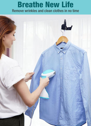 BEAUTURAL Steamer for Clothes, Portable Handheld Garment Fabric Wrinkles Remover, 30 Second Fast Heat up, Auto Off, Large Detachable Water Tank