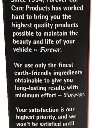 Forever Black Bumper & Trim Kit (NEW Improved Formula & Larger Size)