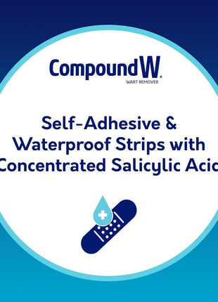 Compound W Wart Remover Maximum Strength One Step Pads with Salicylic Acid, 14 Medicated Pads