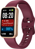 Fitness Tracker Smart Watch, 1.47inch Color Screen, 100+ Sports, Purple | Heart Rate & Sleep Monitor, Pedometer/Step Counter, 3ATM Waterproof, Activity Tracker for Women and Men, Fitness Companion
