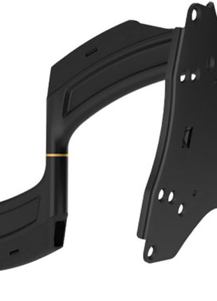 Milestone TS218SU Medium Dual Arm Thin Swingarm TV Mount, 32-55 Inch, Black, Full-Motion, Wall Mount