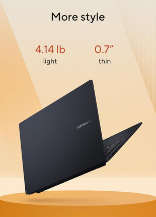 ASUS Vivobook 16 Laptop, Copilot+ PC, 16 inch WUXGA 60Hz Display, AMD Ryzen AI 5 340 with XDNA NPU, AMD Radeon Graphics, 16GB RAM, 512GB SSD, Quiet Blue, M1607KA-DS54