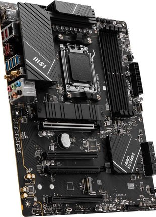 MSI PRO B650-P WiFi ProSeries Motherboard (AMD Ryzen 9000/8000/7000 Series Processors, AM5, DDR5, PCIe 4.0, M.2, SATA 6Gb/s, USB 3.2 Gen 2, HDMI/DP, Wi-Fi 6E, Bluetooth 5.3, 2.5Gbps LAN, ATX)