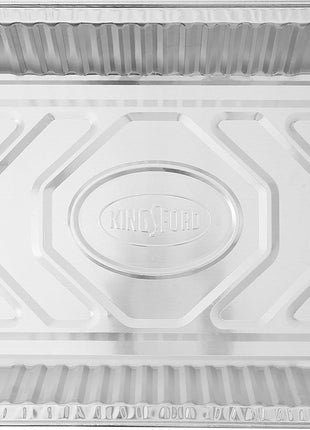 Kingsford Heavy Duty Large Aluminum Pans with Deep Sides, Disposable Foil Pans for Cooking, Baking, Grilling, Roasting, and Chafing Dishes, 15.75 x 11.25 x 2.63 Inches, 4 Count