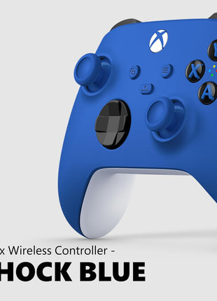 Xbox Wireless Gaming Controller (2025)  - Shock Blue  - Play on Xbox, Windows, Android, iOS, FireTV Sticks, Smart TVs, VR Headsets