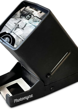 Photomyne 35mm Slide & Film Negative Viewer – 3X Magnification LED Light | Rediscover Every Slide in Vivid Detail