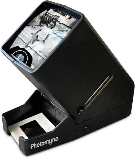 Photomyne 35mm Slide & Film Negative Viewer – 3X Magnification LED Light | Rediscover Every Slide in Vivid Detail