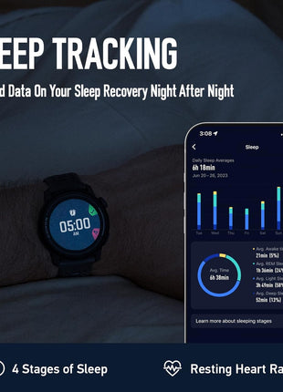 COROS PACE 3 GPS Sport Watch - Lightweight, Comfortable Running Watch, 17-Day Battery Life, Accurate GPS, Heart Rate Monitor, Navigation, Sleep Tracking - Black Silicone
