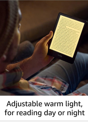 Amazon Kindle Paperwhite (8 GB) – Now with a larger display, adjustable warm light, increased battery life, and faster page turns – Black