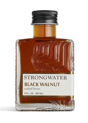 Strongwater Black Walnut Bitters (40 Servings) - Rich, Nutty Walnut Bitters to Pair with a Manhattan, Coffee, or Use for Old Fashioned - 3oz, 1 Pack