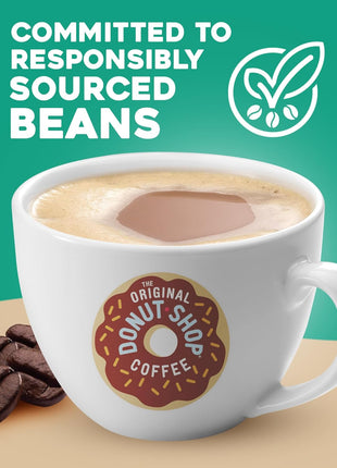The Original Donut Shop Regular Keurig Single Serve K Cup Pods, Medium Roast Coffee, 72 Count