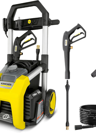 Kärcher Pressure Washer K1700, CETA Certified, 3 Spray Nozzles, Detergent Tank, for Cars, Driveways, Siding, Patios, 1.2 max. GPM
