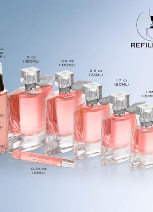 Lancôme La Vie Est Belle Eau de Parfum - Long Lasting Fragrance with Notes of Iris, Earthy Patchouli, Warm Vanilla & Spun Sugar - Floral & Sweet Women's Perfume