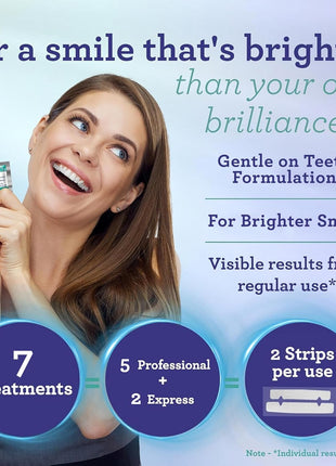 GuruNanda Teeth Whitening Strips   7 Day Treatment with Non Slip, Dry Strip Technology   Whitening Designed with Care for a Brighter Smile