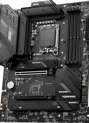 MSI MAG B760 Tomahawk WiFi Gaming Motherboard (Supports 12th/13th/14th Gen Intel Processors, LGA 1700, DDR5, PCIe 5.0, M.2, 2.5Gbps LAN, USB 3.2 Gen2, HDMI/DP, Wi-Fi 6E, Bluetooth 5.3, ATX)