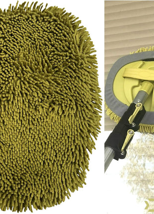 DOCA Car Wash Equipment - Car Wash Mop Attachment - Other Options Include Squeegee, Kit, Mitt, Soft Bristle Brush with or Without Long Handle Extension Pole