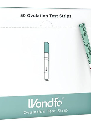 Wondfo Ovulation Test Strips - Women Fertility Tracking and Pregnancy Planning with Cycle-Detecting LH Surge - Highly Sensitive and Fast Result at Home Kit (50 Count)