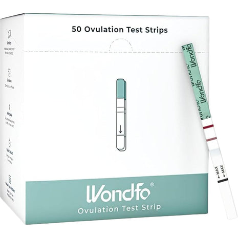 Wondfo Ovulation Test Strips - Women Fertility Tracking and Pregnancy Planning with Cycle-Detecting LH Surge - Highly Sensitive and Fast Result at Home Kit (50 Count)
