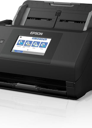 Epson Workforce ES-580W Wireless Color Duplex Desktop Document Scanner | For Computers including PC and Mac 100 Sheet ADF 4.3 in Touchscreen Black