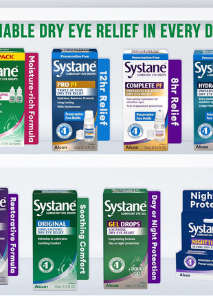 Systane UlTRA Lubricant Dry Eye Drops, 0.33 Fl Oz, 2 Pack