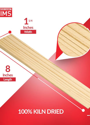 Nelson Wood Shims - 8-Inch Wood Shims for Leveling, Pro Pack, 120 Count Wedges for Toilets, Tables, Doors & Furniture Levelers for Uneven Floors