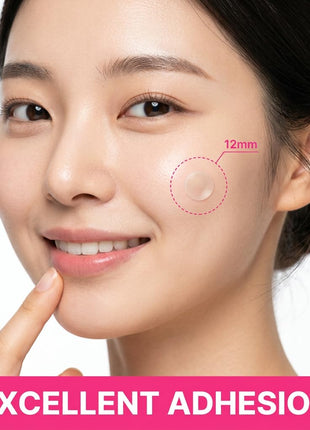 Korean Hydrocolloid Acne Patches 45 Count (12mm) - Invisible Matte Spot Patches, Day & Night K-Beauty Skincare