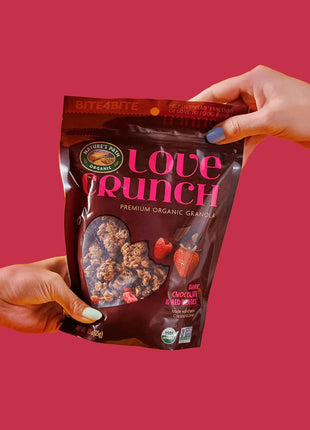 Love Crunch Organic Dark Chocolate & Red Berries Granola, 11.5 oz (Pack of 1), Vegan, Non-GMO, Fair Trade, by Nature's Path
