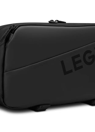 Lenovo Legion Sling Bag, Waterproof Carrying Case Bag for Legion Go Gaming Console, Black, Custom Fit Console Carrier, Adjustable Shoulder Strap, Multiple Compartments, Durable and Stylish Design